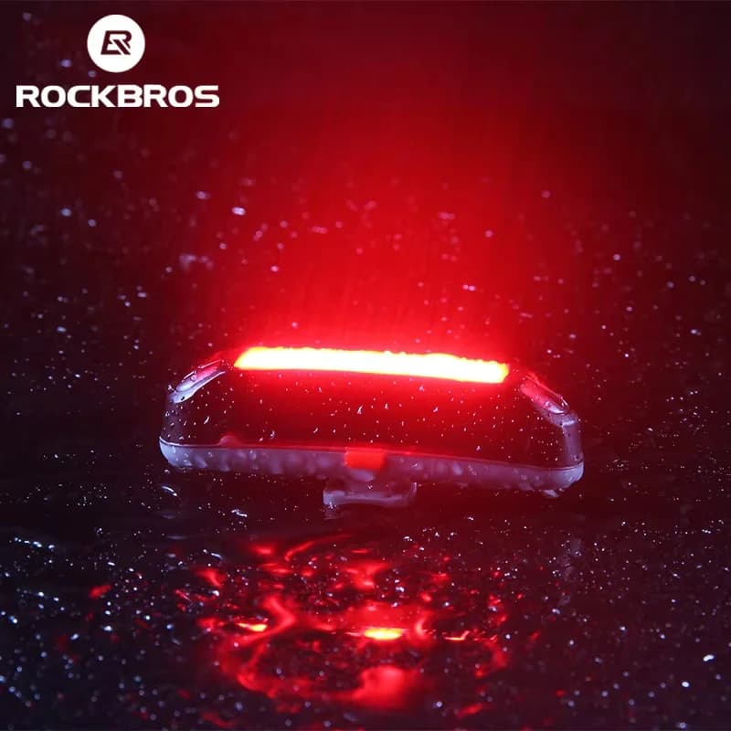 Задно LED осветление за велосипед с USB зареждане